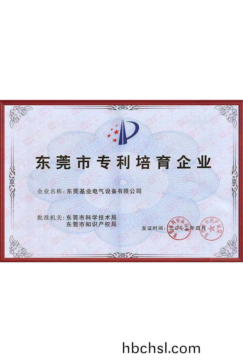 東莞市專門培(pei)育企(qi)業